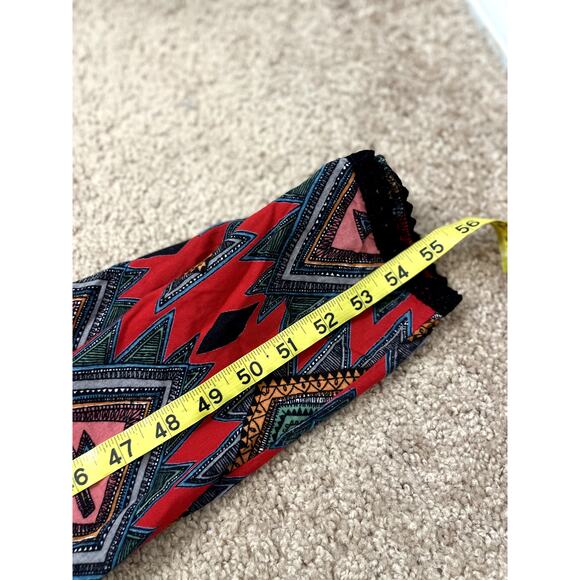 Women's Red Boho Angie Jumpsuit S - Picture 4 of 7